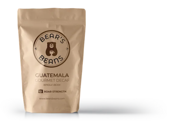 Bear's Beans bag packaging
